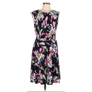 Wisp Navy Blue Floral Dress. Great for the office